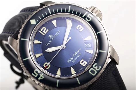 replica watches blancpain fifty fathoms|blancpain fifty fathoms bathyscaphe.